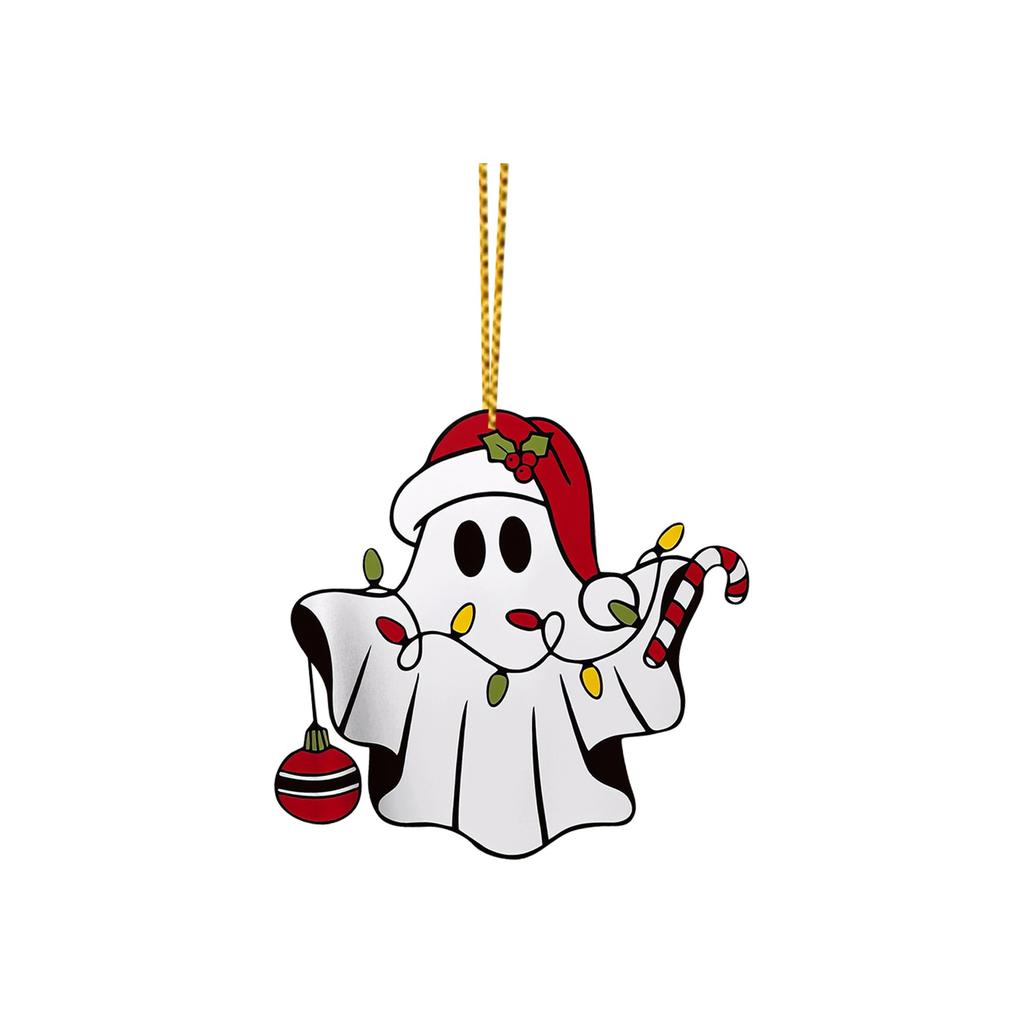 Рождественские украшения, акриловые подвесные украшения для рождественской елки, подвеска для рюкзака, подарок для детей