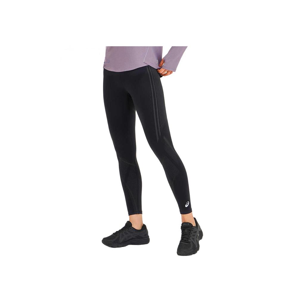 Asics Womens Fashionable Simple Slim High-Waisted Sports Long Pants Women Bottoms Black 2012D245-001