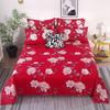 Постельное белье из мягкой ткани с цветочным рисунком для всех сезонов - Доступно в размерах для двуспальной и односпальной кровати