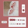 24pcs Soft Glitter Fake Toenails Solid & Glitter Minimalist Press-on Toenails for Shopping Traveling Dating