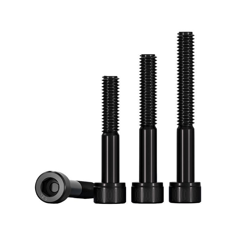 M20-M27 High Strength Blackened Hex Socket Head Cap Screw with Knurled Cylindrical Half Thread