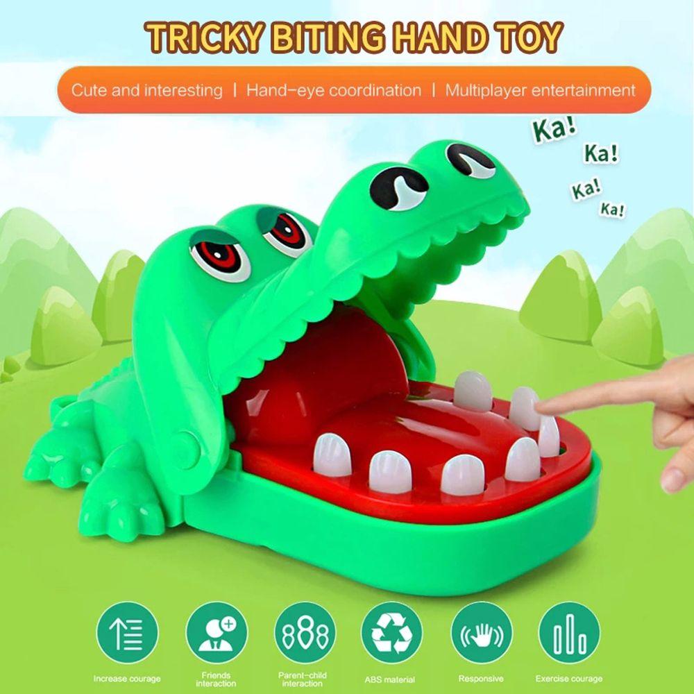 Dentist Mini Biting Hand Alligator Bite Finger Game Crocodile Toys Crocodile Mouth Gags Toy