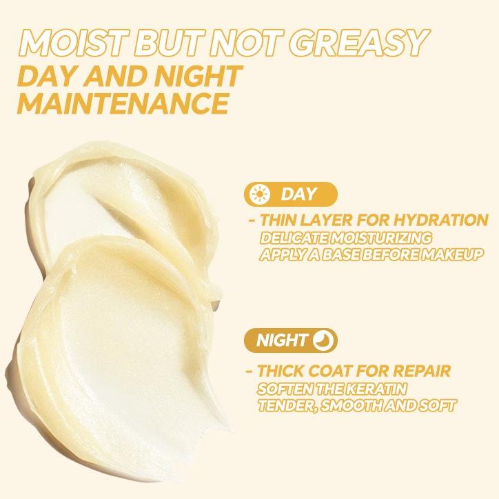 Набор из 3 шт. Бальзам для губ с витамином E, медово-молочное желе, фруктовый вкус - Увлажняющий и питательный, база под макияж губ