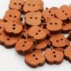 100 Pcs 2 Holes DIY Wooden Buttons - Perfect for Scrapbooking, Crafts, and Sewing Decorations