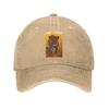 Skin Of A Wild Savannah Animal Panther Big Cat Washed Denim Cap Casual Baseball Caps Adjustable Hat Summer Unisex Baseball Hats