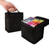 Pencil Bag Marker Pen Organizer Canvas Marker Pen Pouch  For 24/48/60/80Pcs
