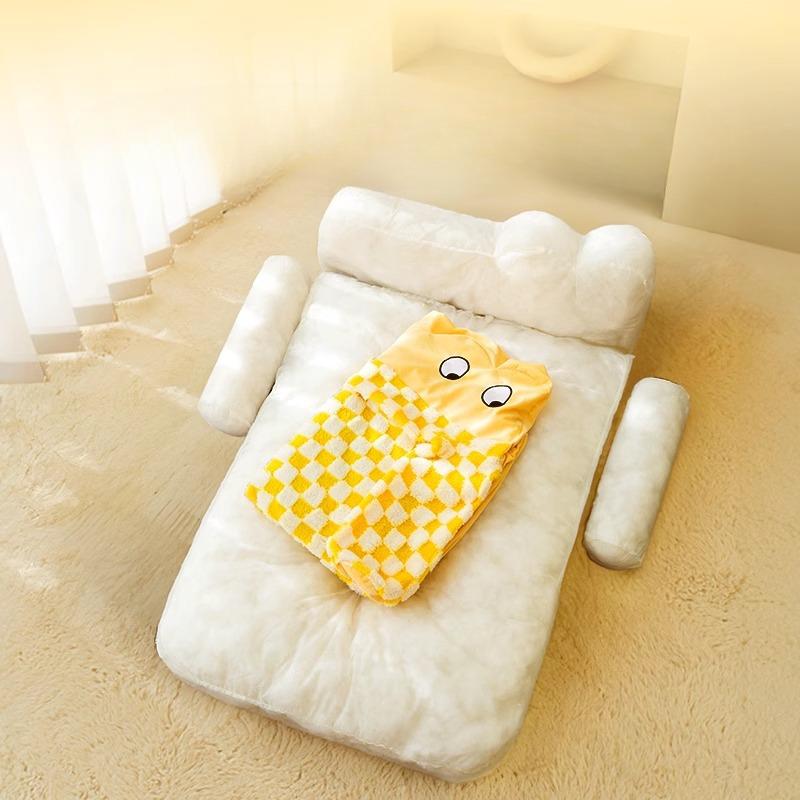 Гнездо для кошек, теплое зимой, кошачье гнездо, зимний диван, матрас для кошек, универсальный коврик для кошек на все времена года, кровать для питомника, товары для животных