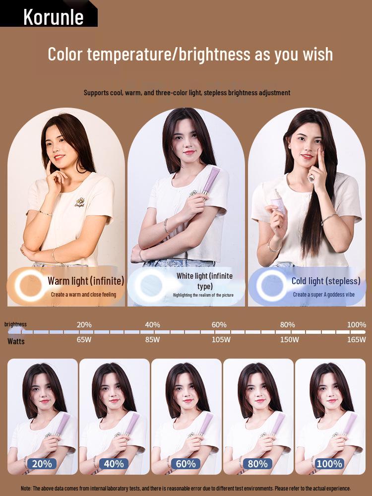 2025 Mobile Phone Selfie Light: Live Stream & Desktop Beauty Lighting