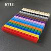 Cross-Border 6112 Small Particles Puzzle Splicing Building Block Spare Parts Compatible Building Block Spare Parts 1X12 Basic Brick