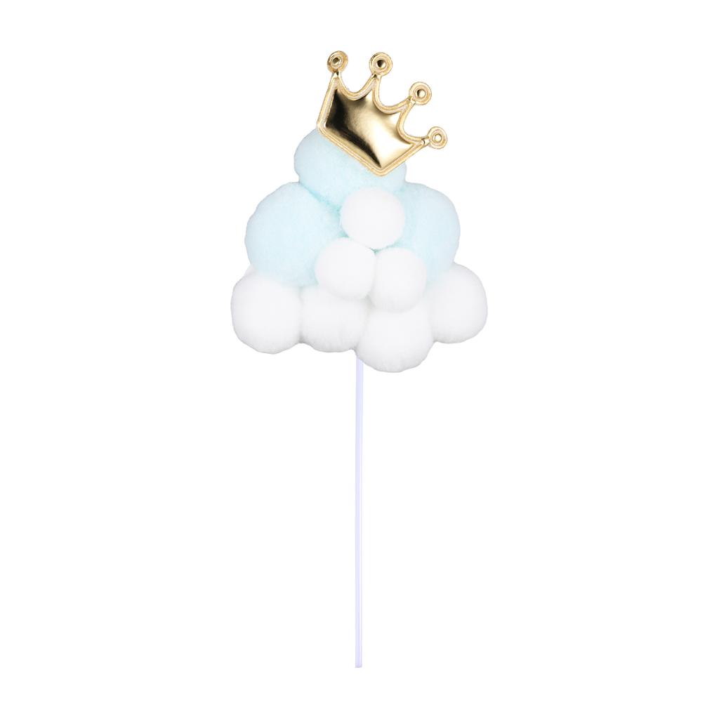 Beautiful Clouds Cake Topper For Birthday Party Decor Cake Decoration Happy Birthday Cupcake