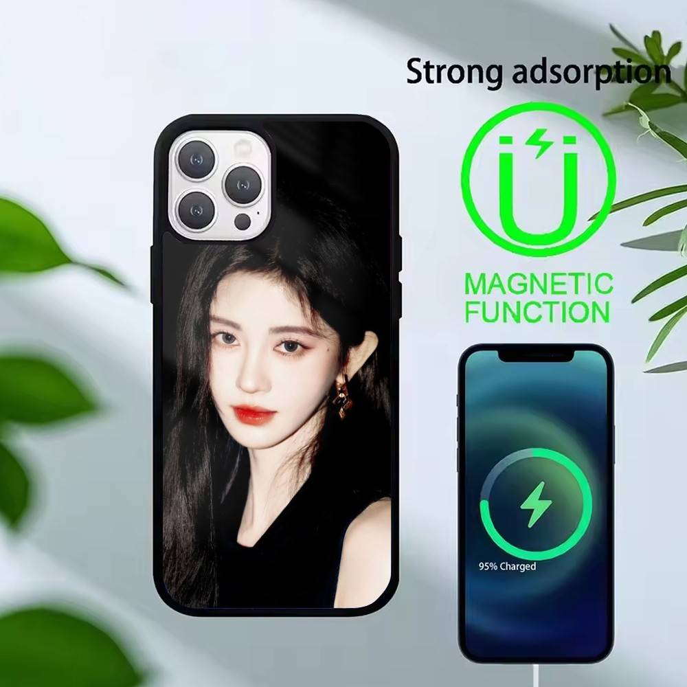 Чехол для телефона Ju Jingyi Y- Kiku для iPhone17,16,15,14,13 Plus,Pro Max Магнитный Для Magsafe Беспроводная Зарядка