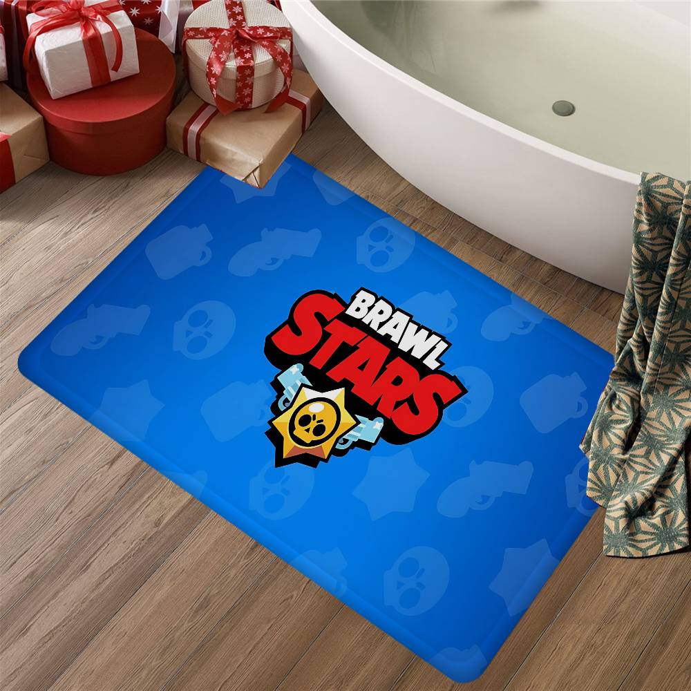 Стратегическая игра B-BRAWL STARS Коврик для пола в скандинавском стиле Домашний коврик для прихожей Коврики для ванной-туалета Коврик для декора спальни отеля