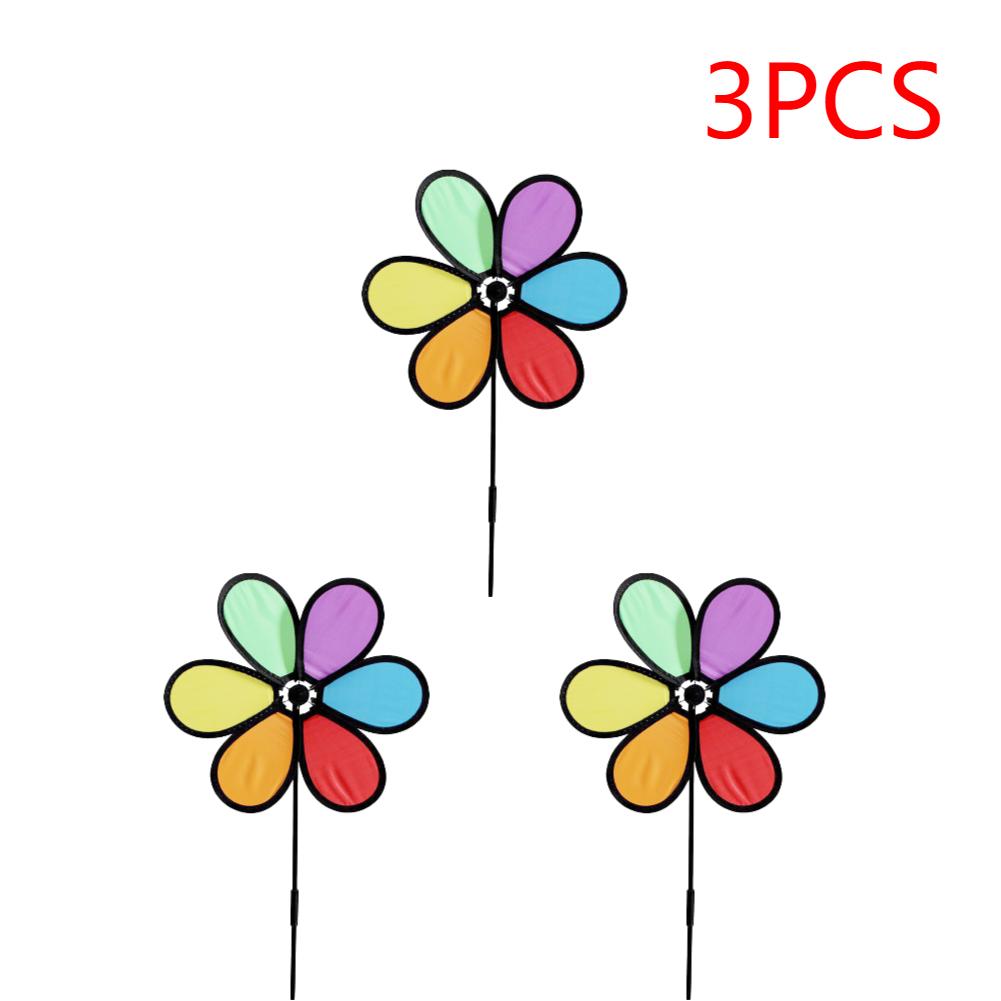 1-3 шт. садовый ветряной вертушка портативная декоративная ветряная мельница вертушки тканевые цветочные вертушки уличные детские игрушки для сада газона двора