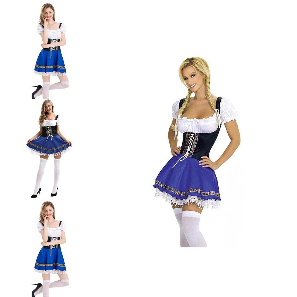 Нарядный костюм Октоберфеста А-силуэта, платье Babs из высококачественного материала для комфорта