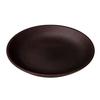 Takano Create 15cm Round Wood Grain ABS Made In Dishwasher Suitable for Japanese and Western Dark Plate, Finish, Heat-Resistant Resin, Japan, Safe,