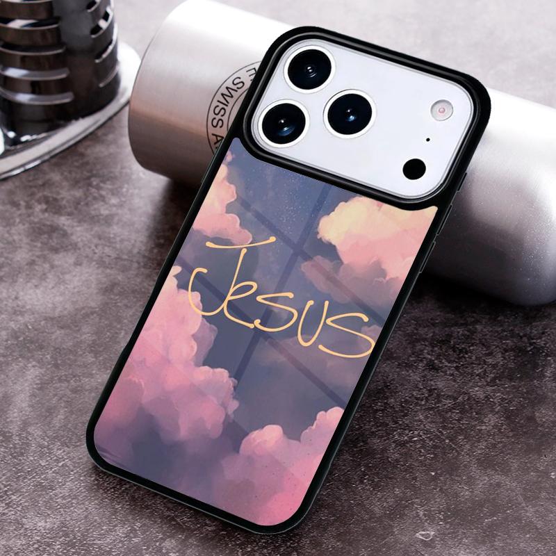 Чехол для телефона 'Любовь Иисуса к Богу' для iPhone 17 16 15 Pro Max Air 14 13 12 11 Plus Ударопрочный чехол