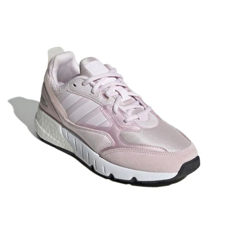 adidas Originals ZX 1K Boost 2.0 Универсальные Удобные Противоскользящие Прочные Низкие Повседневные Кроссовки для Бега Женские кроссовки Розовые GV8029