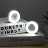 Мини-светодиодный сенсорный сенсорный ночник, USB перезаряжаемый, для кухни, спальни, с магнитным основанием, настенный светильник, круглый портативный ночник