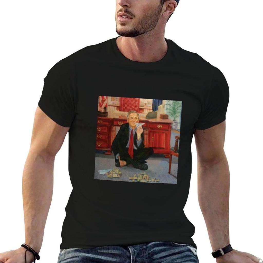 Bush Paper Plane Tshirt Black Cotton Tshirt Plain For Unisex Package T Shirt Unisex Designer Graphic T Shirts For Unisex Tshirt