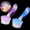Salon Manicure Dust Powder Brush With Cap Nail Brush New Nail Cleaning Brush  Manicure