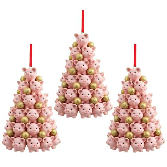 Подвеска-пирамидка с животными, Подвеска на новогоднюю елку с животными, 2D акриловое подвесное украшение для рождественской елки, брелок для рюкзака, для автомобиля