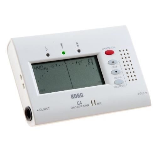 Accordeur chromatique - KORG - CA40 - Blanc - Traditionnel - Pour adultes
