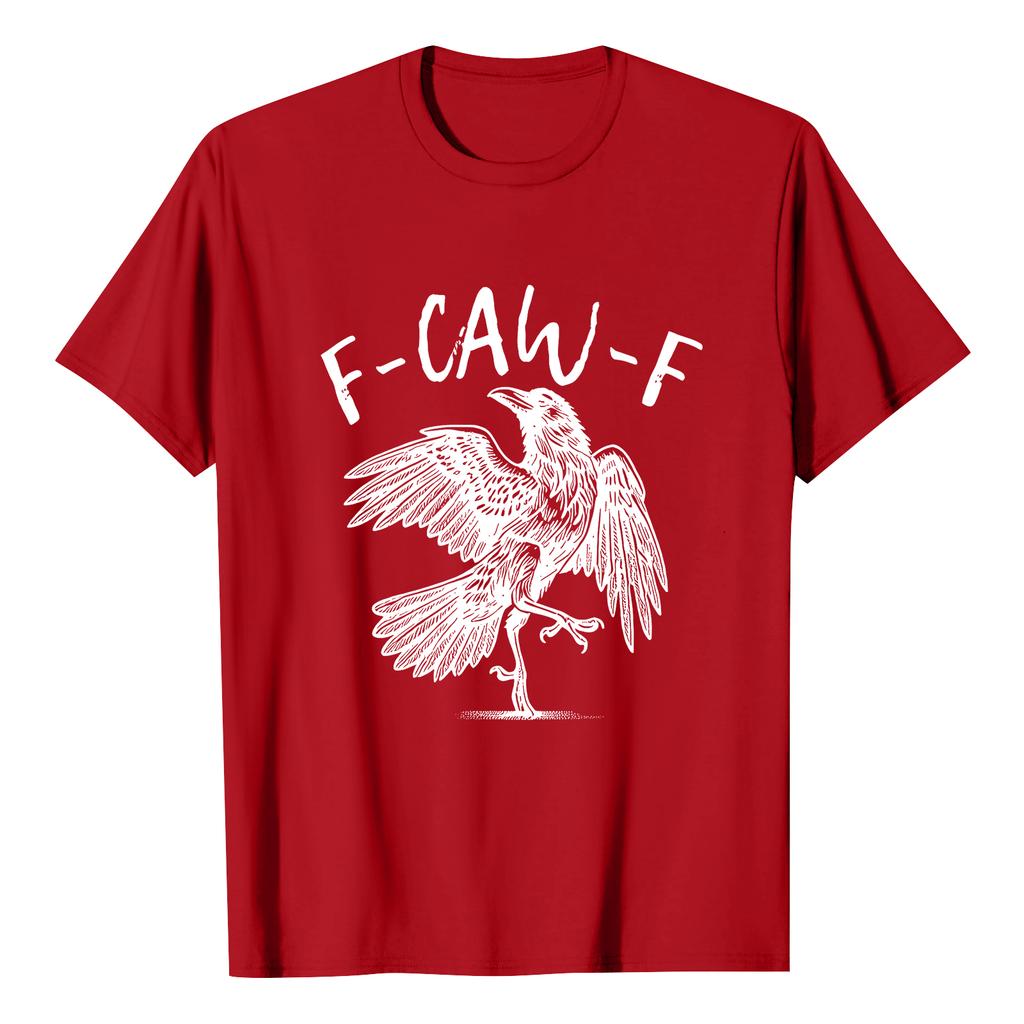 F-CAW-F Women's Casual Letter Print Short-sleeved Top T-shirt