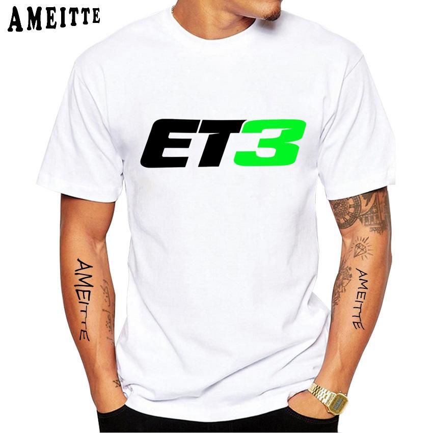 Эли Томак ET3 Мотокросс Грязевой Байк Фанаты Гонщик Футболка Новая Летняя Мужская С Коротким Рукавом Хип-Хоп Парни Повседневные Футболки Мотоцикл Белые Топы