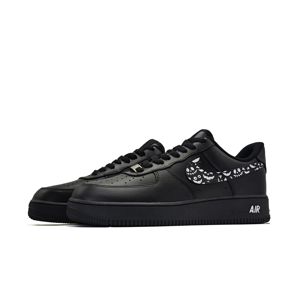 Nike Air Force 1 Ночной Эльф Амортизация Нескользящие Низкие Скейтборд Обувь Унисекс Черный Белый CW2288-001(Команда1364-)