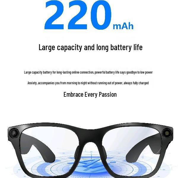 S336 Smart Bluetooth AI Glasses: Video Recording & Anti-Blue Light Protection