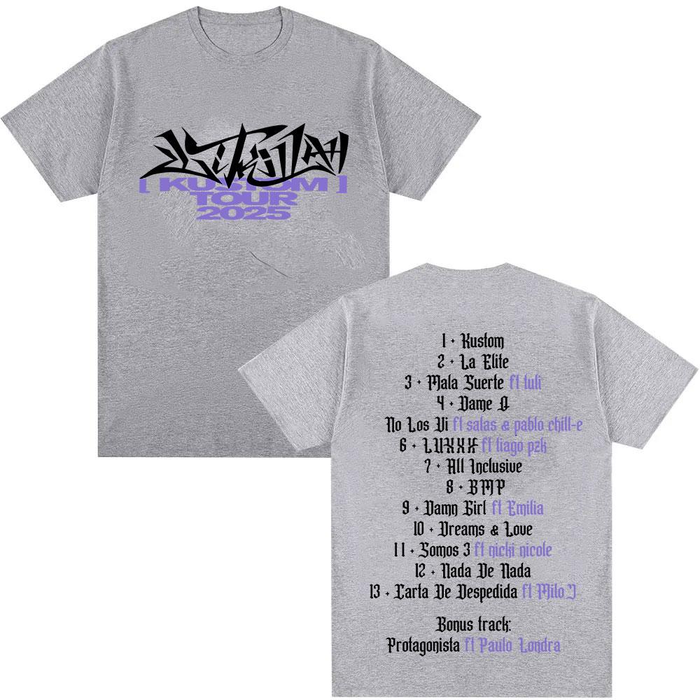 Rapper Lit Killah's 2025 Tour Features A New Album with Printed T-shirts for Both Men and Women, A 100% Pure Cotton Summer Print