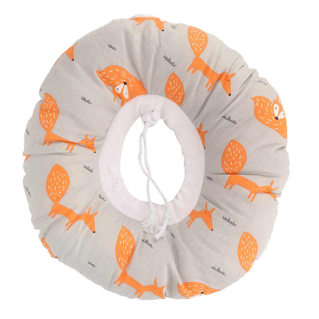 Подушечка для прокалывания ушей с рисунком мультяшного животного, для снятия воспаления и пролежней, защитная подушечка для ушей, 12,6 дюймов.