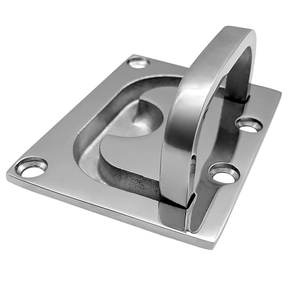 316 Stainless Steel Handle Boat Pull Square Deck Hatches Handle for Boat Marine Locker