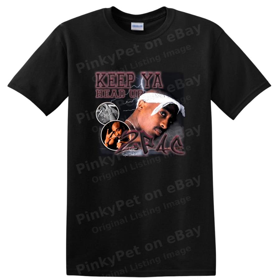 Keep Ya Head Up 2Pac T Shirt Rap Music Legend Tribute Tee Vintage Style