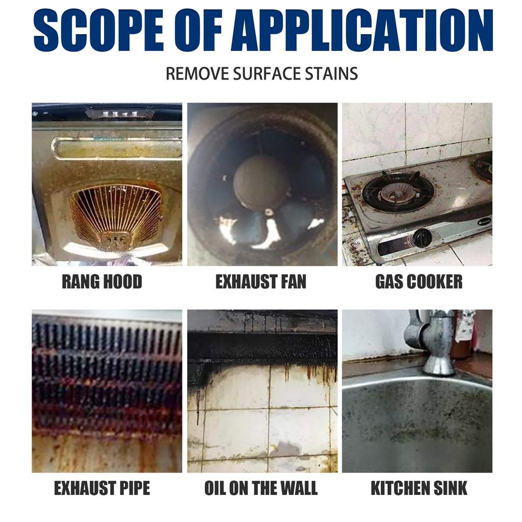 Очиститель масляных пятен для кухни, шипучие таблетки, вытяжка, духовка, сильное пенное моющее средство