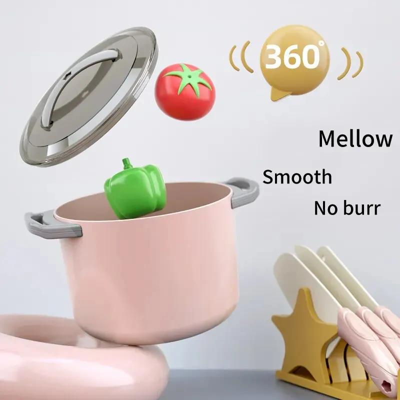 Игрушечные кастрюли и сковородки для детей, кухонный игровой набор для детей, набор игрушек для ролевых игр, набор игрушек для кухни для малышей,
