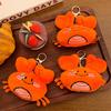 Cute Animal Plush Keychains Stuffed Crab Key Chain Pendant Simulation Crab Doll Pendant Cute Bag Keychain Girls Gifts