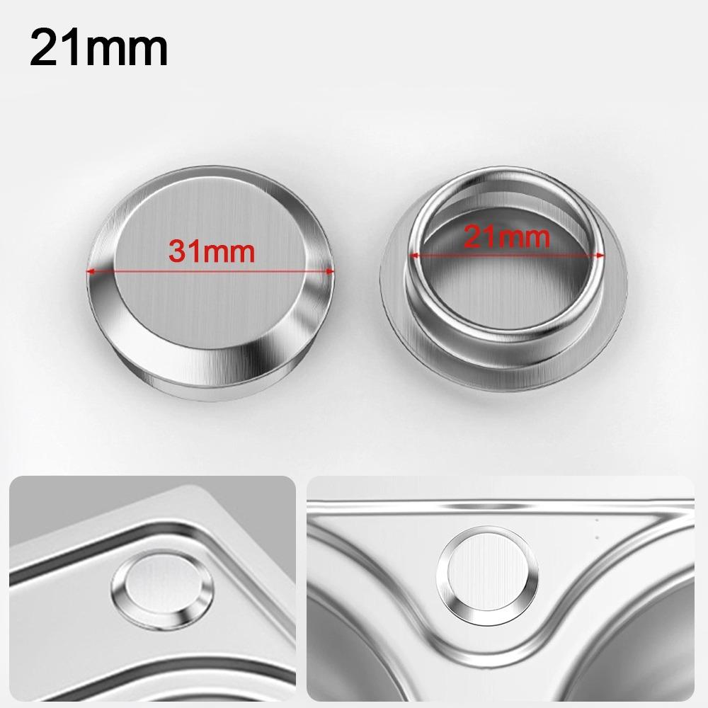 Кухонные аксессуары Заглушка для раковины из нержавеющей стали Защита от протечек Серебристая пробка для воды Сливная пробка Уплотнительная пробка для ванной
