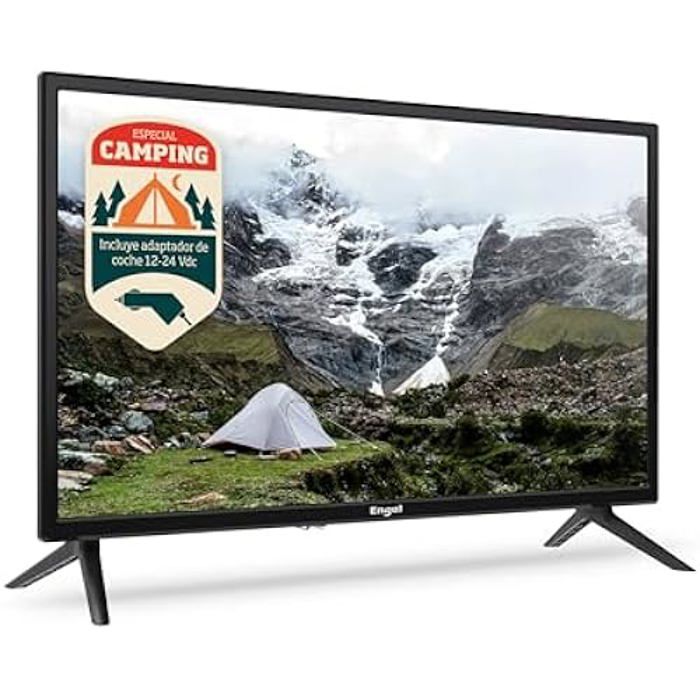 Téléviseur LED - Engel - LE2462CA - 24 pouces - HD 1366 x 768 - Adaptateur voiture 12/24V