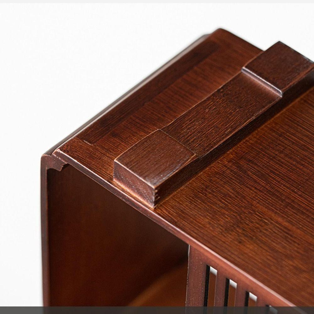 Ореховое дерево Китайский грецкий орех Дисплейная полка Оконная решетка Шкаф для хранения чая Органайзер для чая Чайная комната