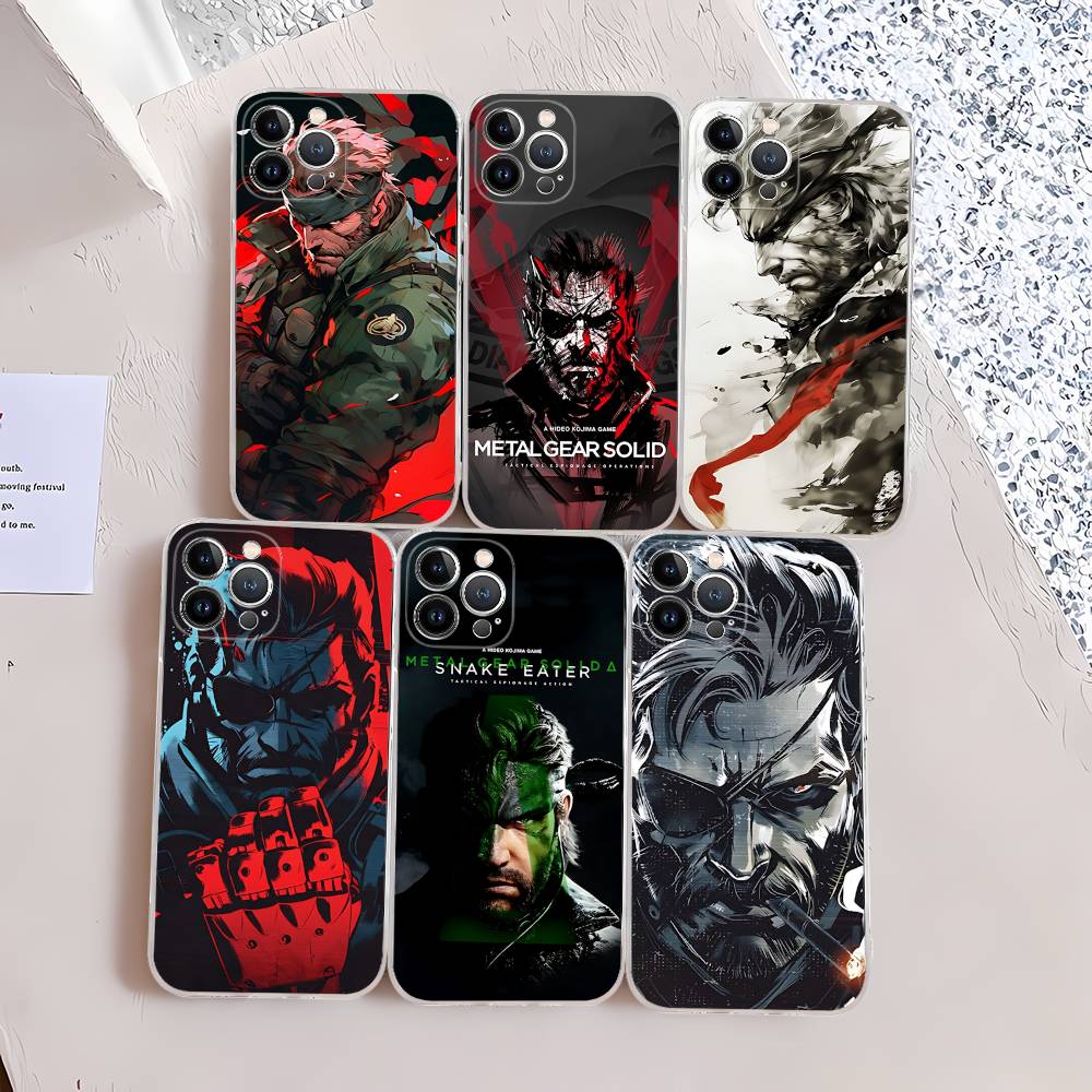 Популярная игра M-Metal Classic G-Gear Для IPhone 17 16 15 14 13 12 Mini 11 Pro Max Прозрачный чехол