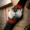 AVI-8 Hawker Hurricane Mckellar Dual Time коричневый бежевый кожаный ремешок кремовый циферблат AV-4101-0C кварцевые мужские часы с дополнительным ремешком