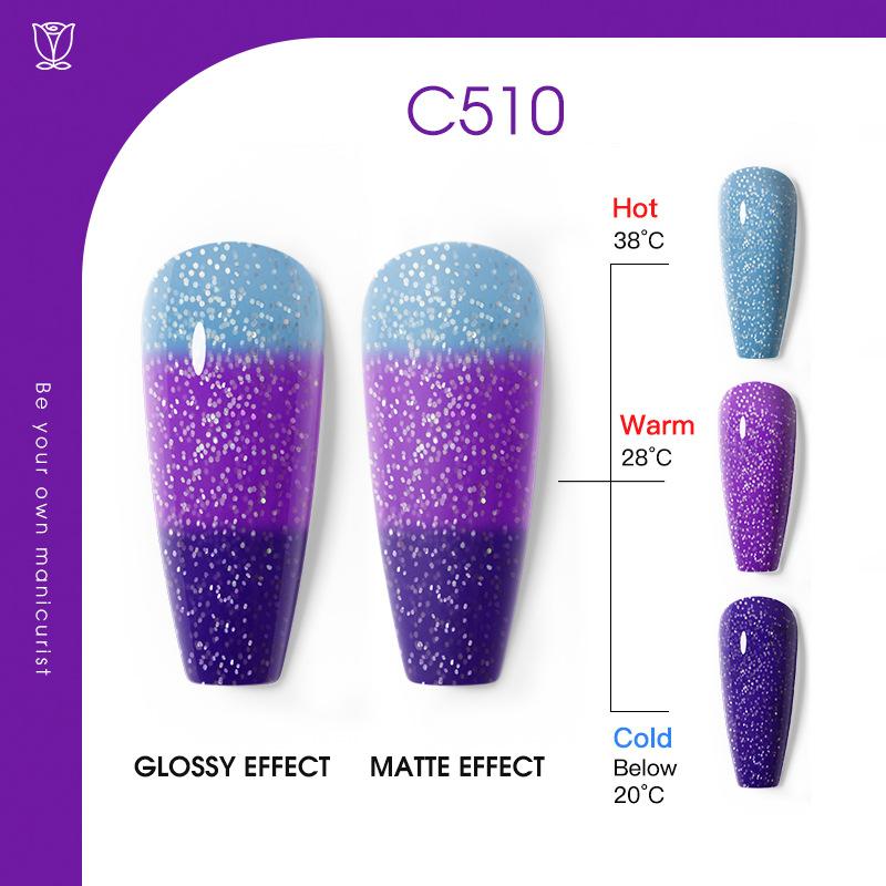 Клей для лака для ногтей с температурным эффектом, однотонный лак для ногтей, клей для лака с постепенным изменением цвета, клей для фототерапии, специальный маникюрный салон