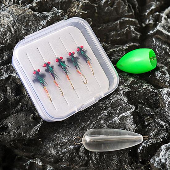 5 шт. Бионические рыболовные приманки с острым крючком, компактный дизайн, портативные, вращающиеся, для соленой и пресной воды, плавающие воблеры, приманки для нахлыстовой рыбалки