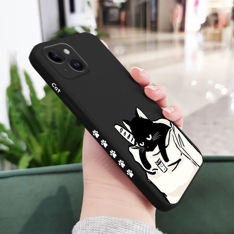 Модный анимационный телефон для Iphone Plus X 11 6 13 Mini 14 7 6s XR XS 12 Pro 8 Max силиконовый чехол из ТПУ