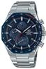 Мужские часы Casio Edifice Solar Super Slim High Spec Chronograph Серебристые EQB-1100XYDB-2AJF