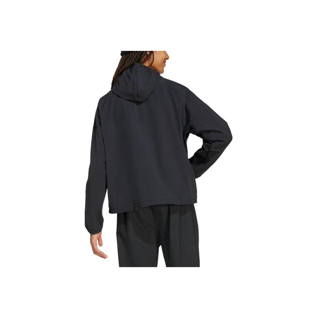 adidas Ветровка Myshelter Ss25 Повседневная Свободная Универсальная Куртка с Капюшоном Мужская Куртка JM3936