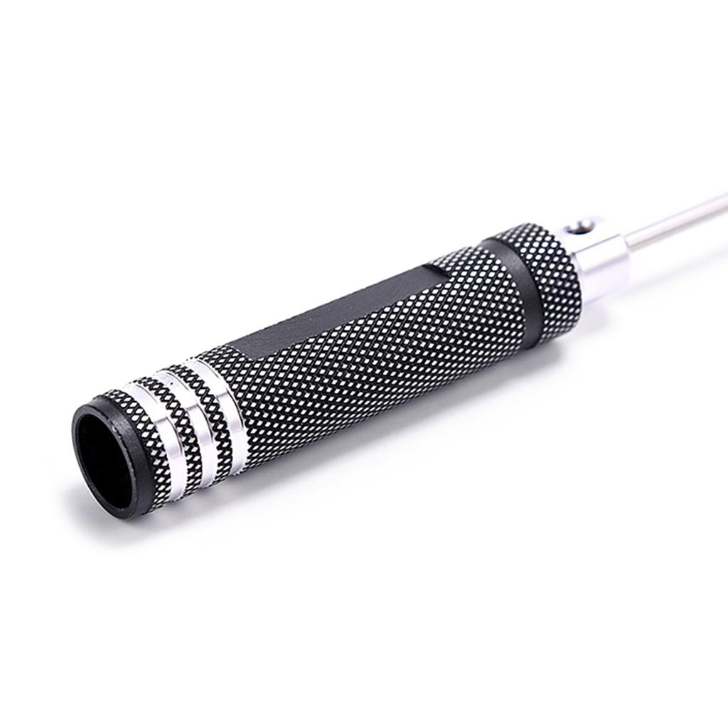 7 Pieces Hex Screwdriver Tool Set Mini Screwdriver with Precision Handle 0.9mm-3.0mm for RC Helicopter Model Repair Tool