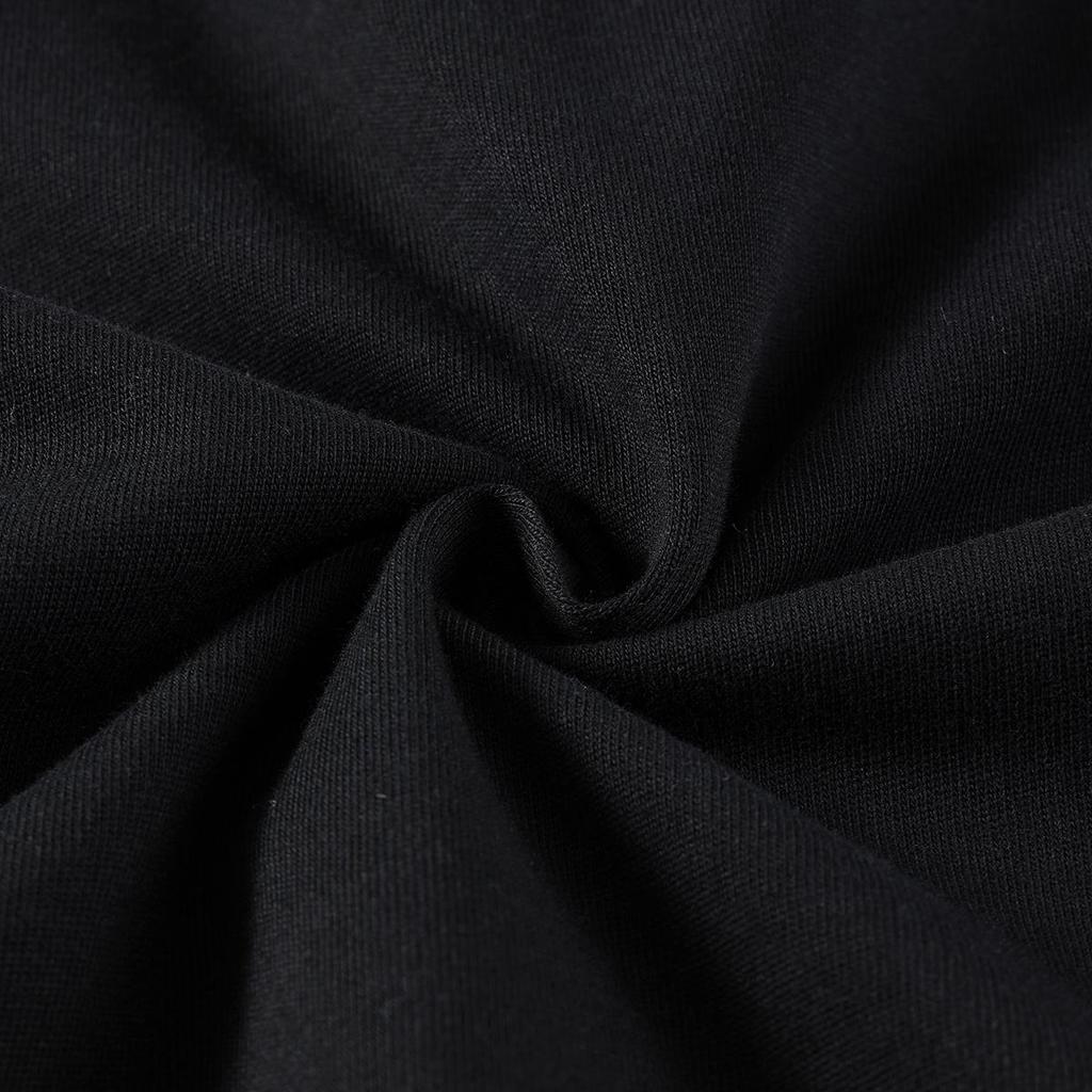 Уличная одежда Забавная футболка с графикой Хлопковая стираная черная футболка Унисекс Топы Футболки С короткими рукавами Футболка