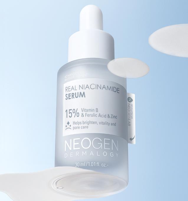 NEOGEN Сыворотка с 15% ниацинамида 30 мл Осветляющая сыворотка для ухода за темными пятнами